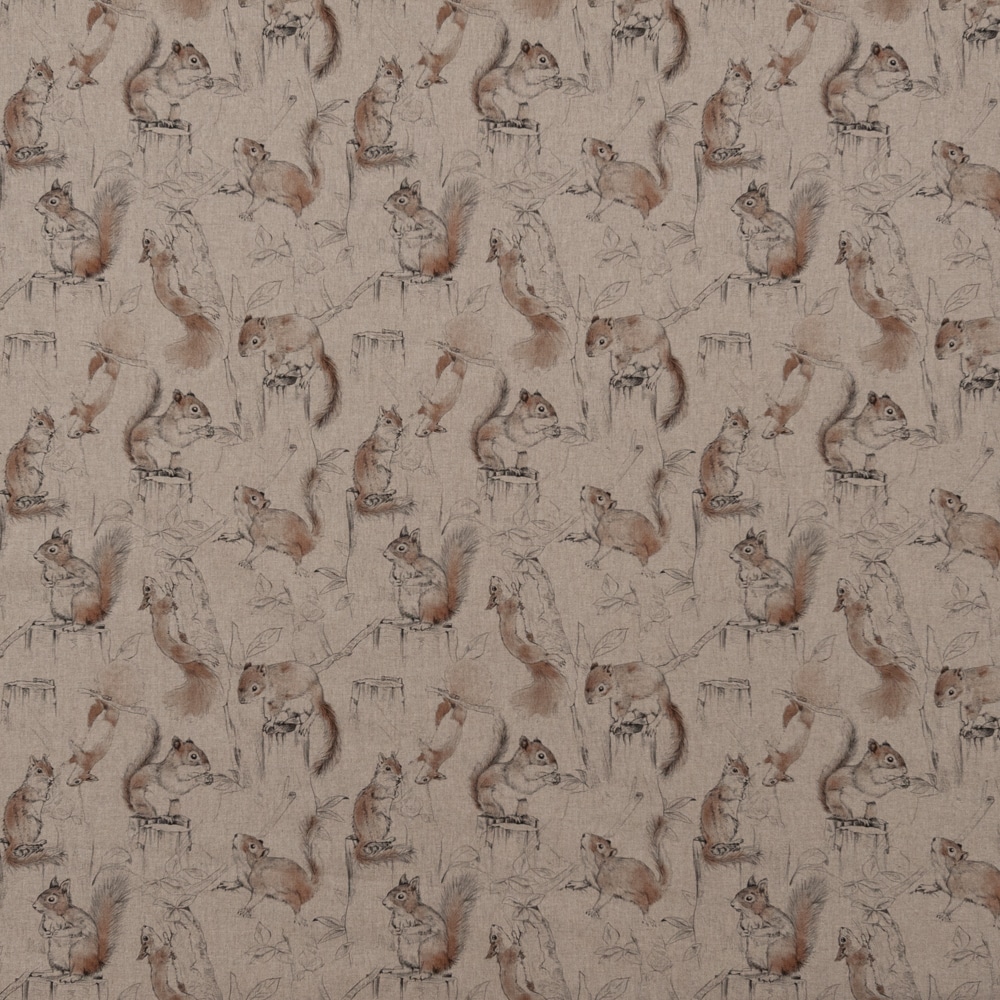 Country Squirrels Fabric