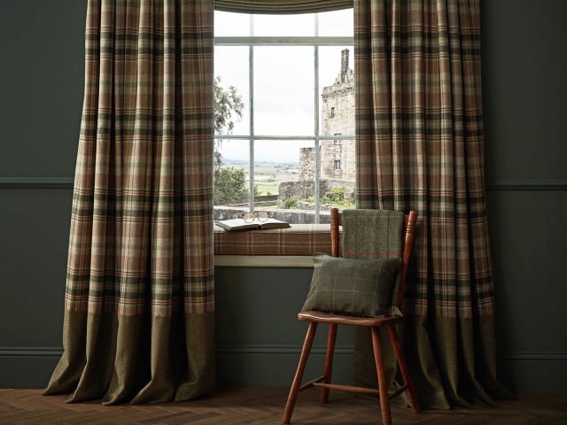 Thermal performance of curtains and roman blinds